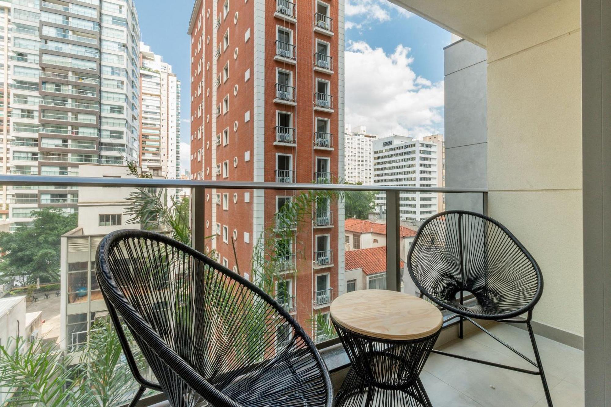 Belint Bela Cintra: A 5 Minutos Da Paulista Com Piscina No Rooftop São Paulo Exteriör bild